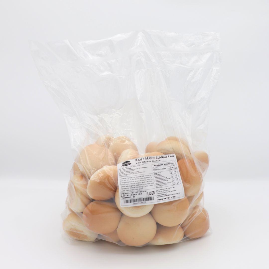 Tapadito Blanco 1 Kg - Caja de 6 Bolsas